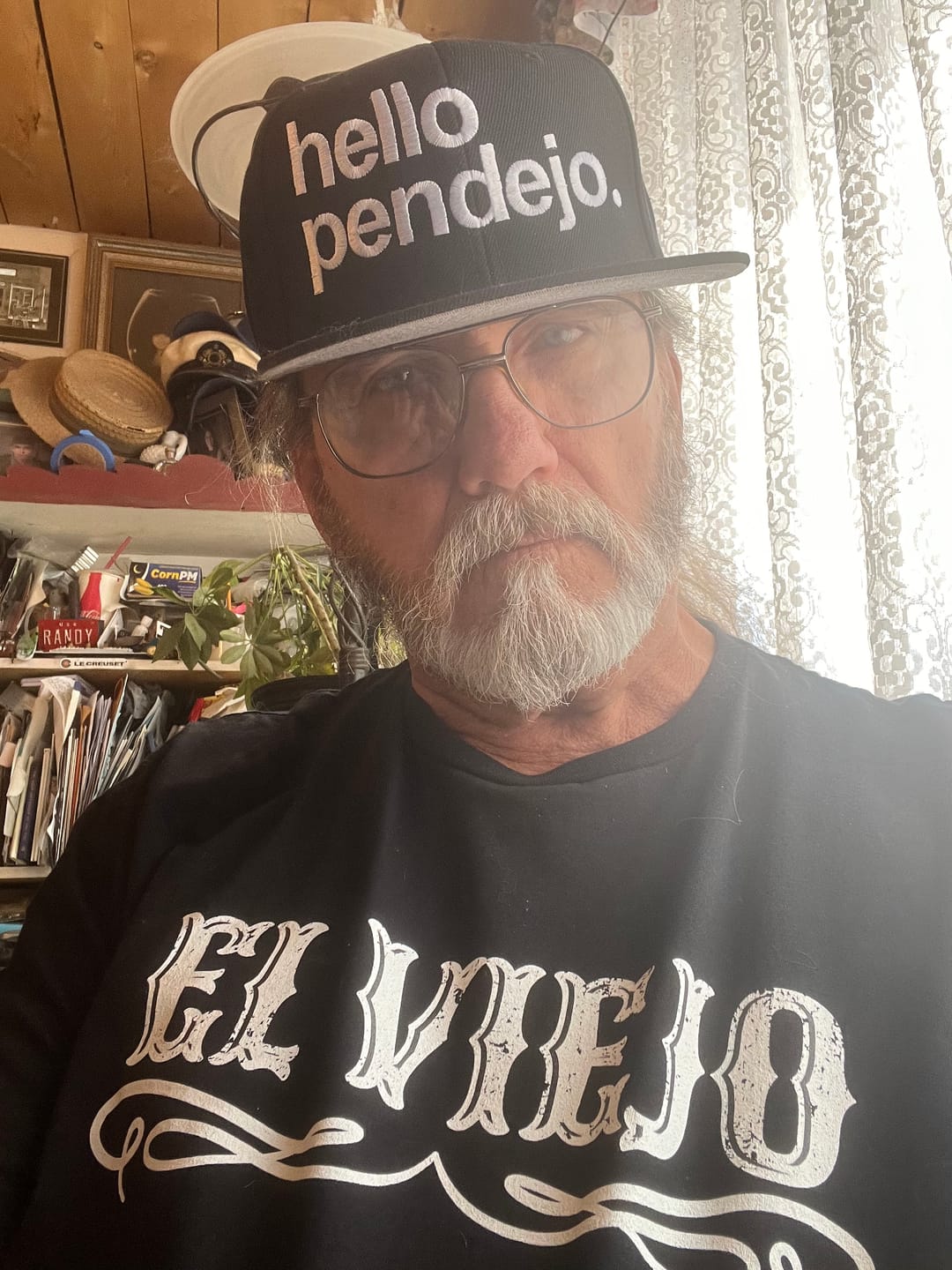 Customer photo review of The Original El Viejo Old School Tee