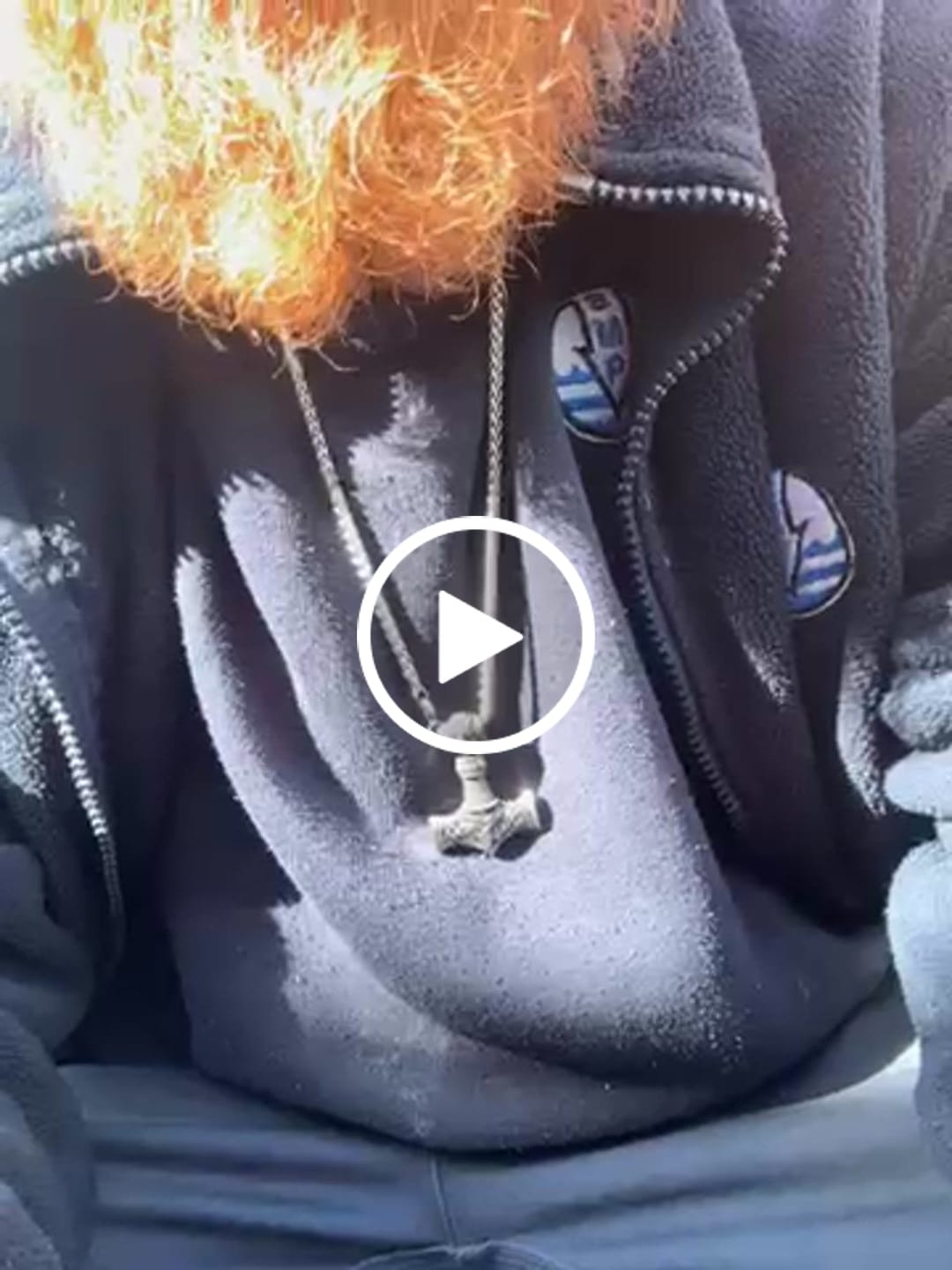Customer video review of The Sky Splitter - Stainless Steel Mjolnir Necklace