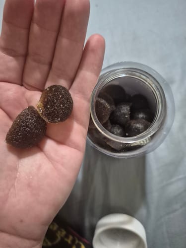 Customer photo review of Better Sleep Blackberry Mushroom Adaptogens Gummies