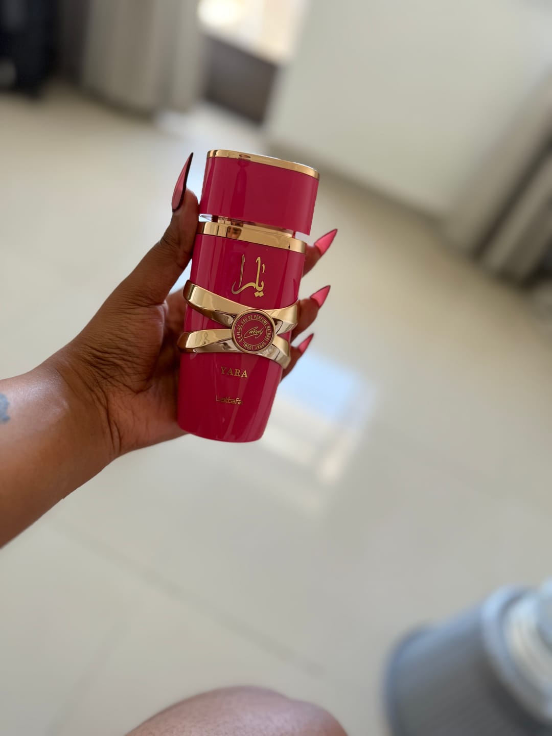 Customer photo review of Yara Candy Lattafa Perfumes 100ml