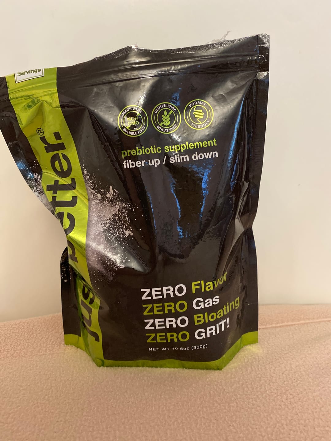 Customer photo review of 2-Pack 18-Count just better.® Prebiotic Fiber Stick Packs