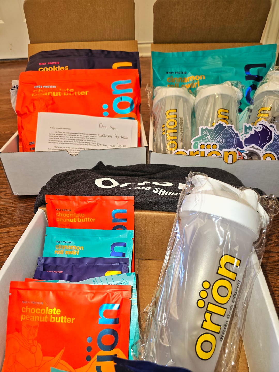 Customer photo review of Cookies and Cream Whey Isolate