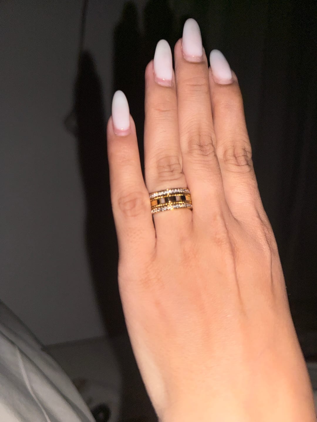 Customer photo review of Anel Impulse Banhado em Ouro 18K