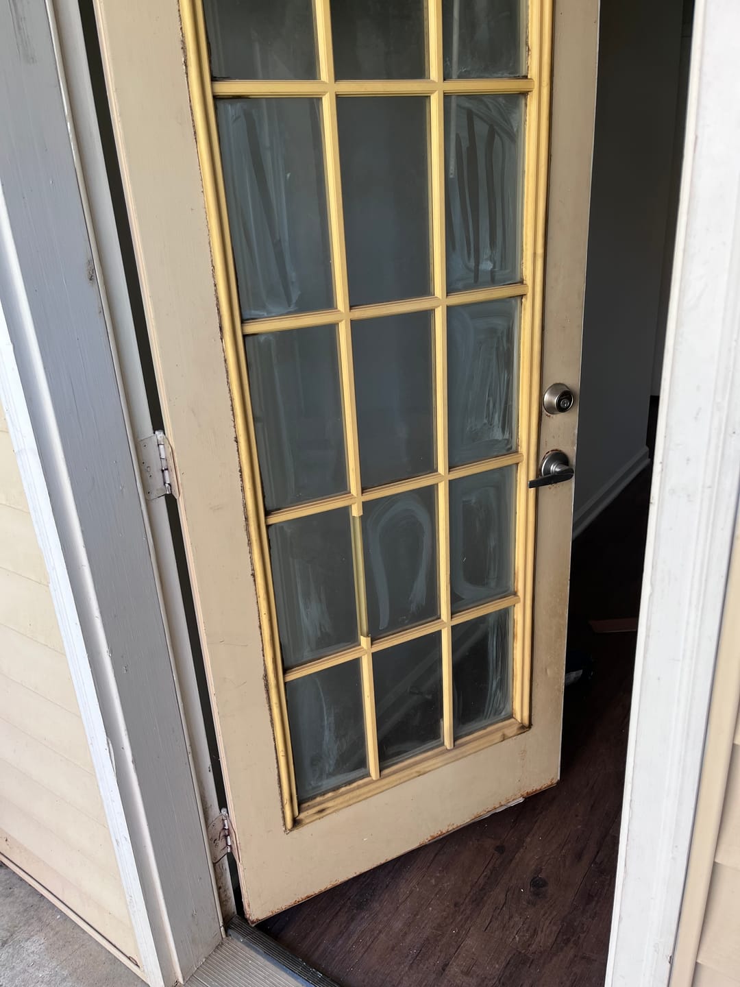 Customer photo review of Full Lite Frame Kit with 15 Grids