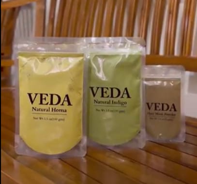 Customer photo review of Veda Natural Hair Colours