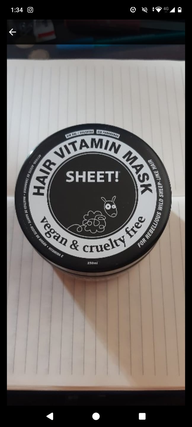 Customer photo review of Mascarilla capilar con vitaminas