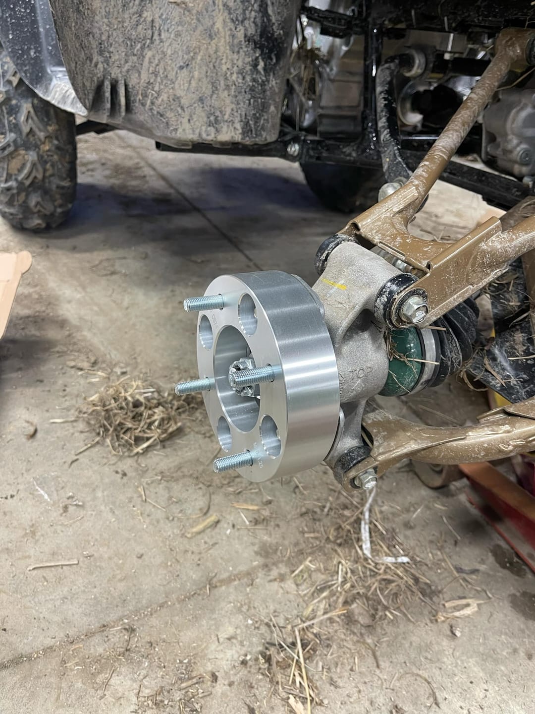 Customer photo review of Kawasaki Wheel Spacers - Select Model (Sold in Pairs)