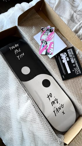 Customer photo review of YIN YANG SKATEBOARD