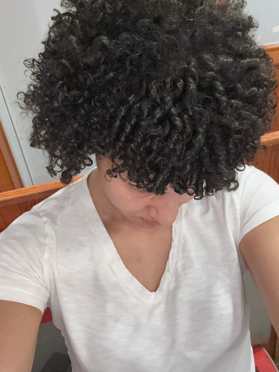 Customer photo review of STRENGTHEN Protein + Moisture Balancing Deep Conditioning Treatment