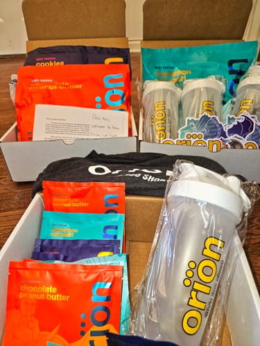 Customer photo review of Chocolate Peanut Butter Whey Isolate