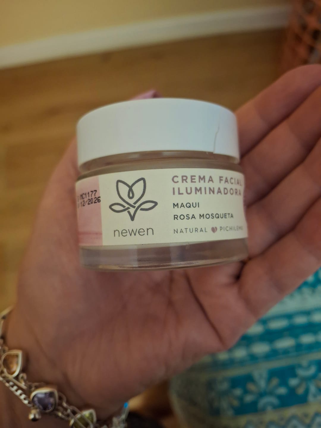 Customer photo review of Crema Facial Hidratante Maqui Rosa Mosqueta