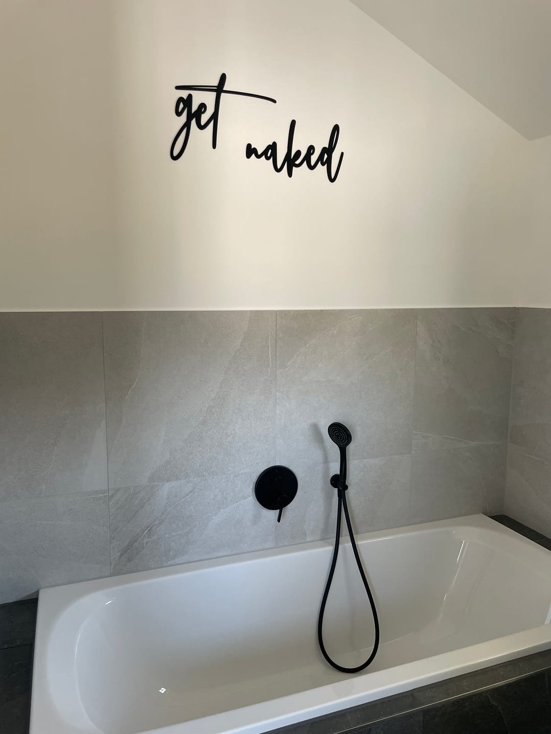 Customer photo review of 3D Schriftzug „get naked"
