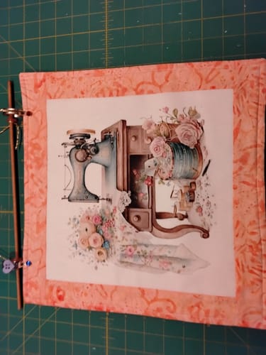 Customer photo review of Vintage & Floral Sewing Accessory #5 Fabric Panel