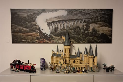 Customer photo review of Leinwandbild | Hogwarts-Express | Panorama