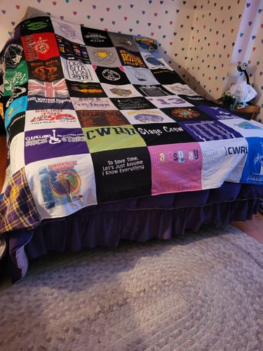 Customer photo review of T Shirt Quilt by Project Repat
