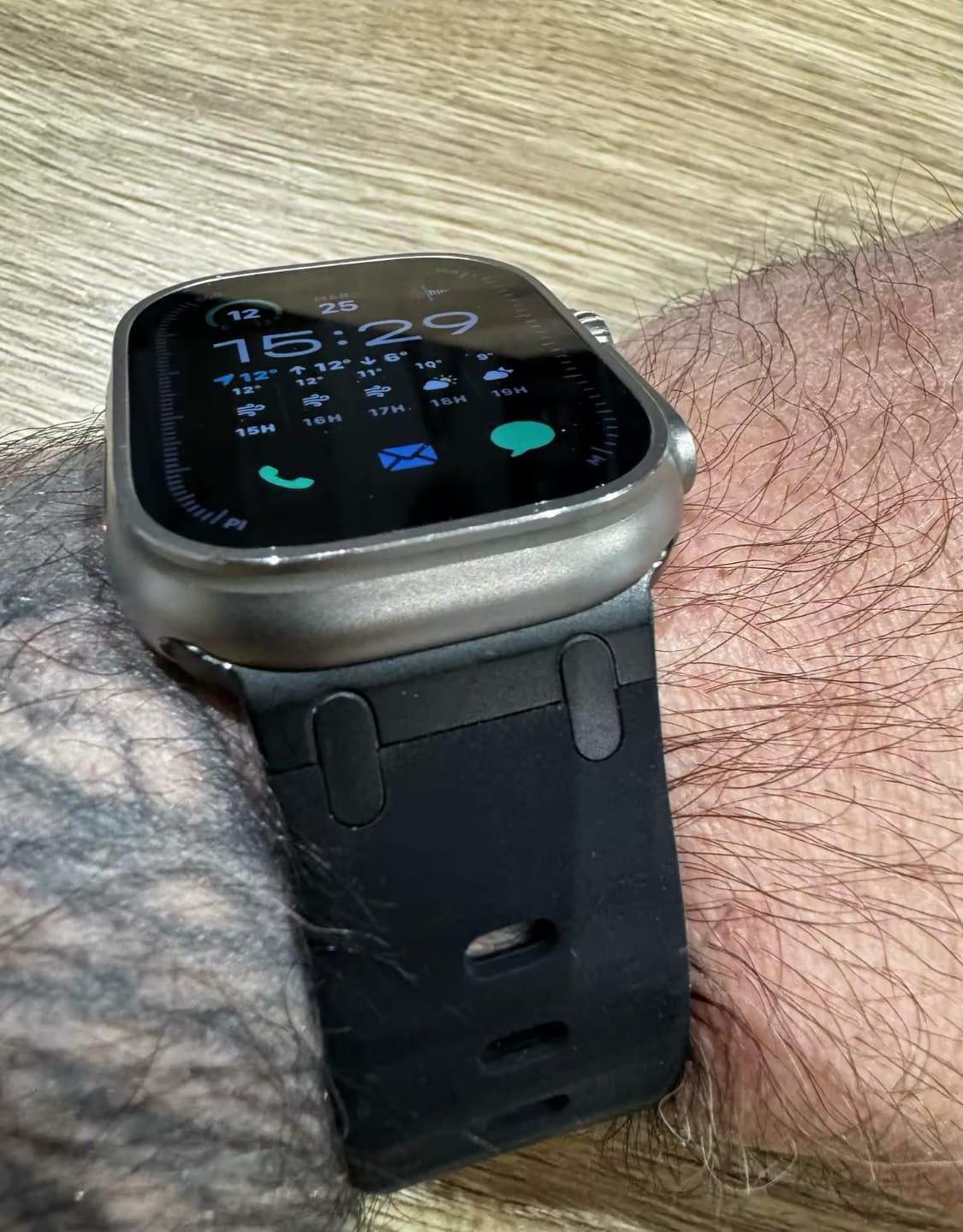 Customer photo review of Soft Silicone 2.0 Strap for Apple Watch