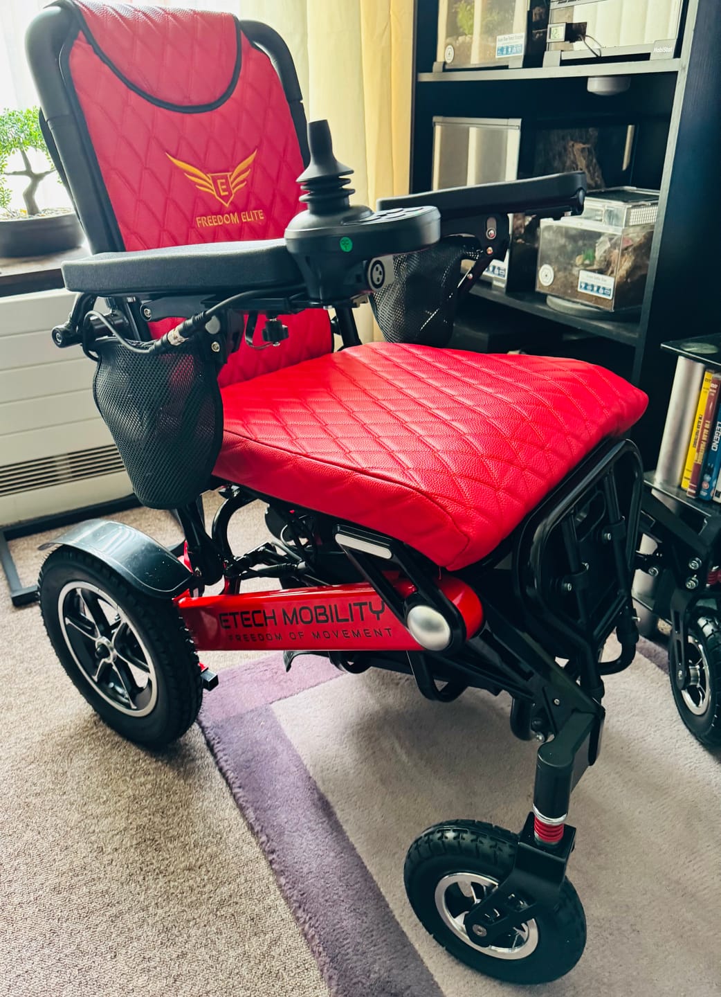 Customer photo review of Wide-Seat Automatic Folding Electric Wheelchair | Freedom Elite AF