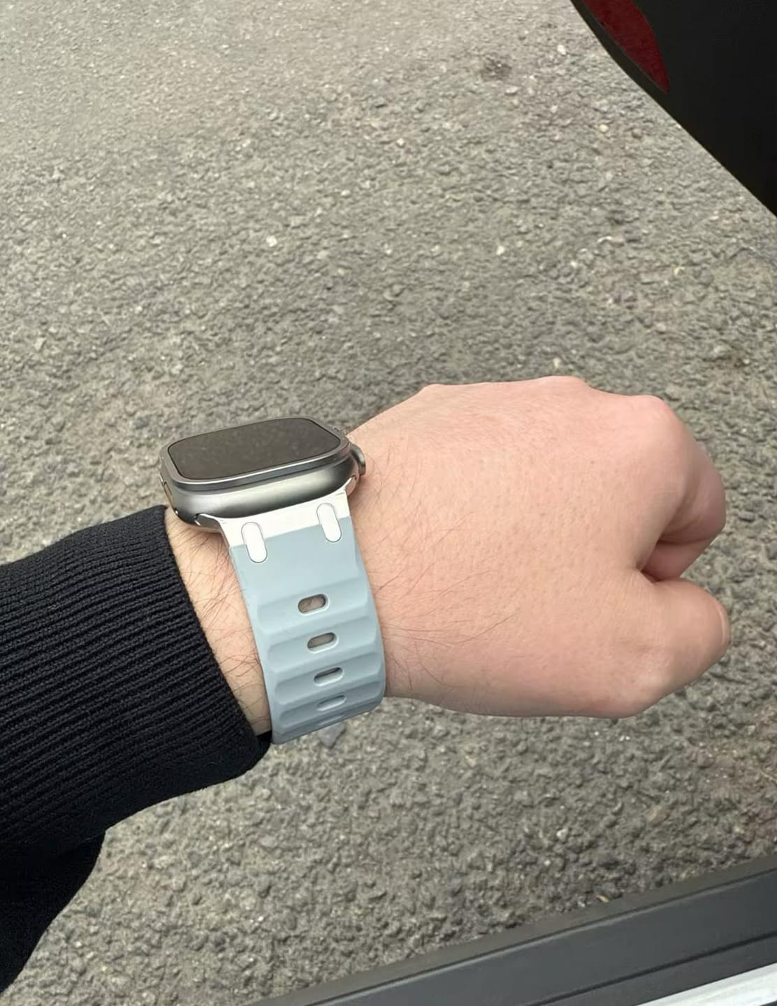Customer photo review of Soft Silicone 2.0 Strap for Apple Watch