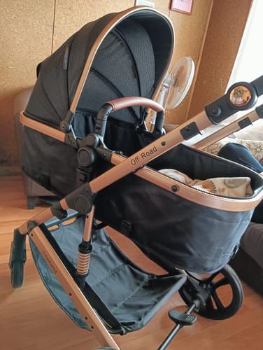 Customer photo review of Coche Cuna Travel System Offroad Negro
