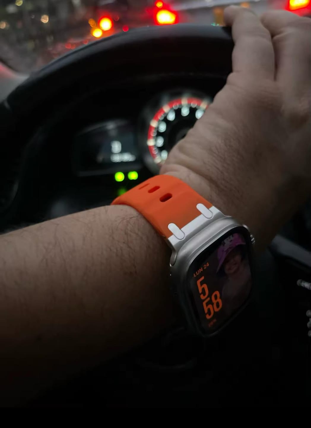 Customer photo review of Soft Silicone 2.0 Strap for Apple Watch