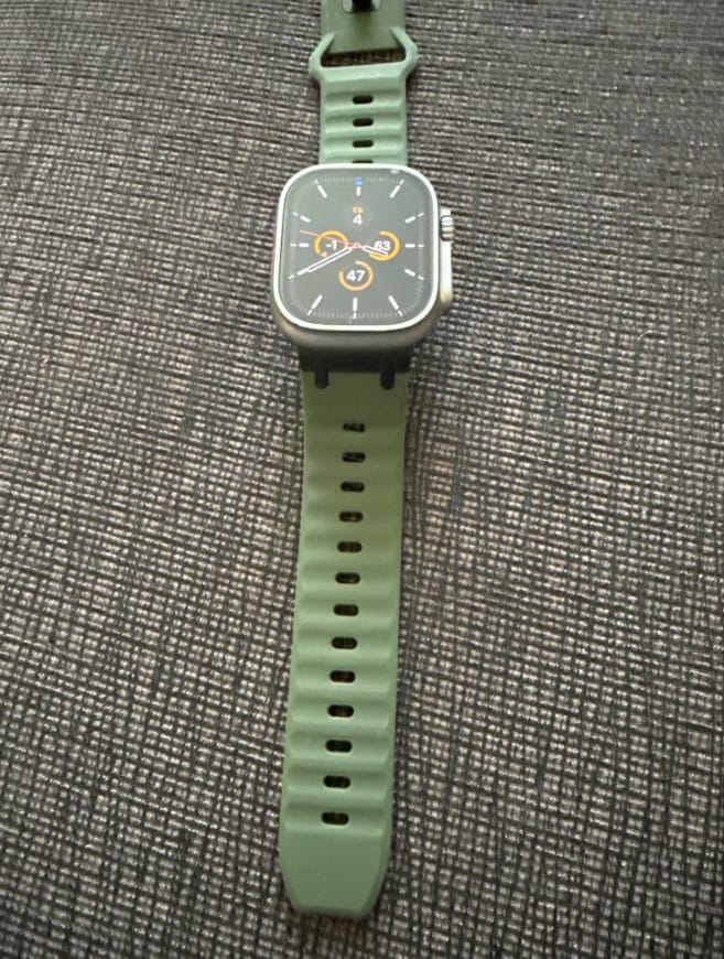 Customer photo review of Soft Silicone 2.0 Strap for Apple Watch