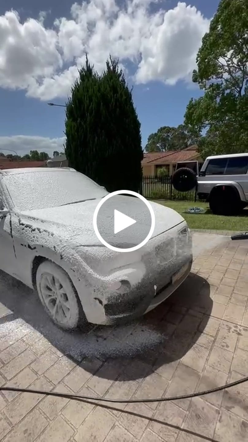 Customer video review of Foam Cannon Upgrade Kit