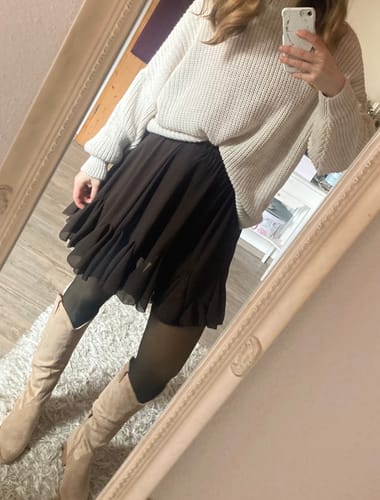 Customer photo review of Feli Strick Pullover - Beige