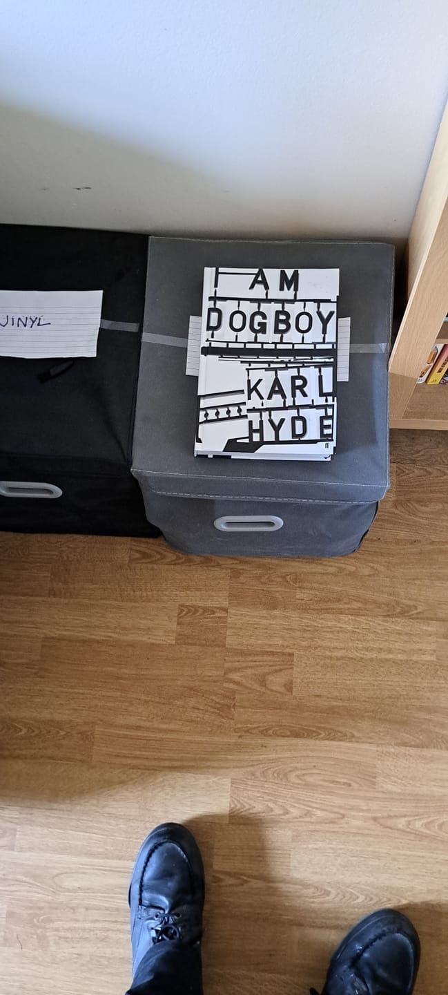 Customer photo review of I am Dogboy - Karl Hyde [BOOK]