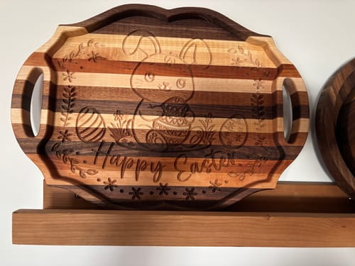 Customer photo review of Happy Easter Serving Tray