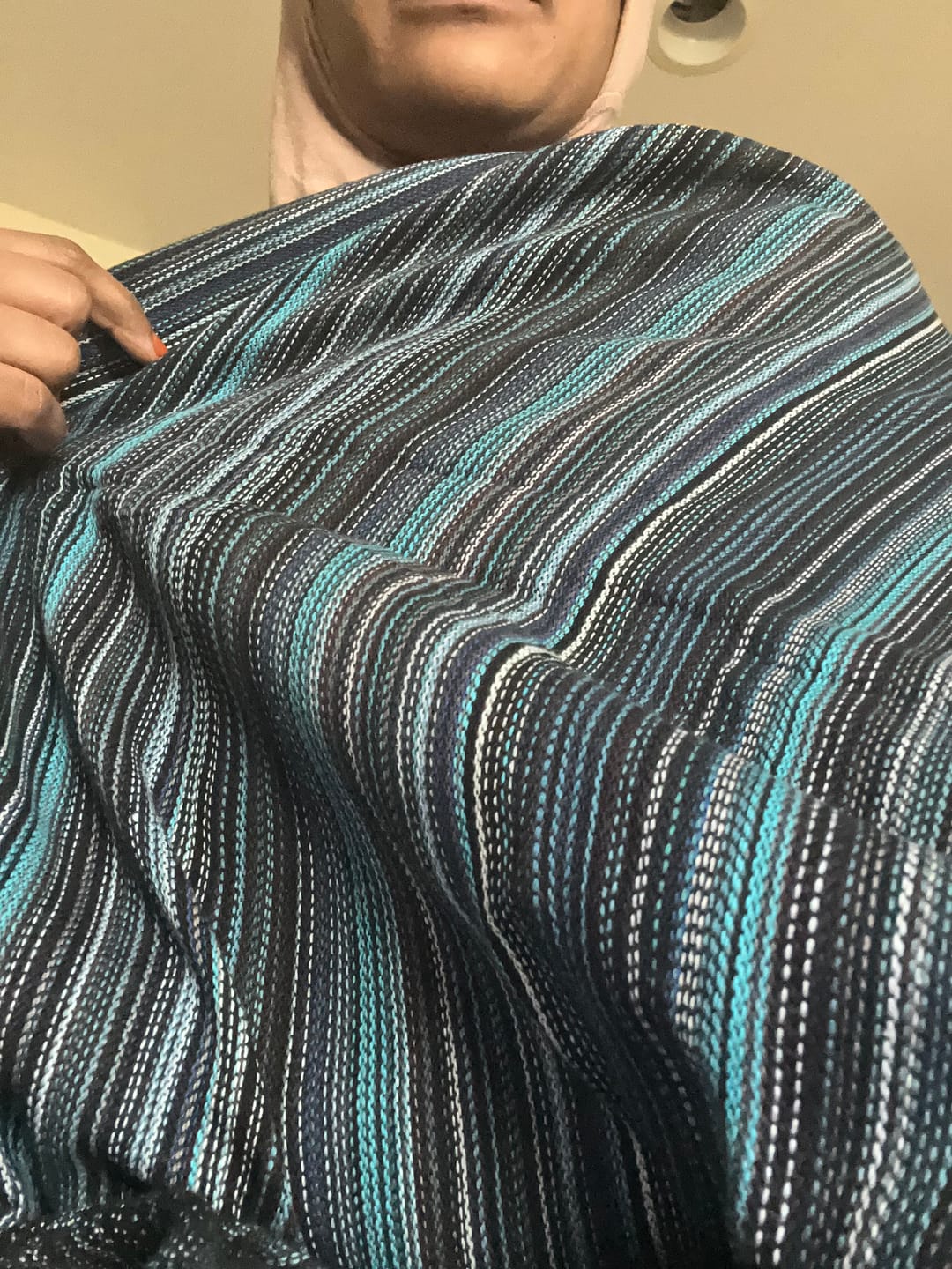 Customer photo review of NEW! Organic Cotton Turkish Towel Multi