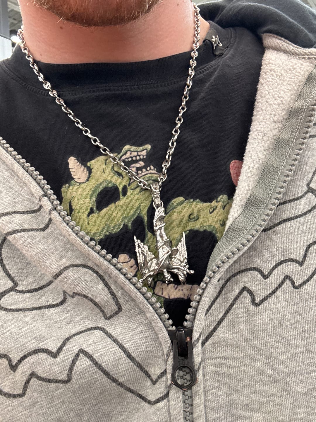 Customer photo review of FALLEN ANGEL PENDANT