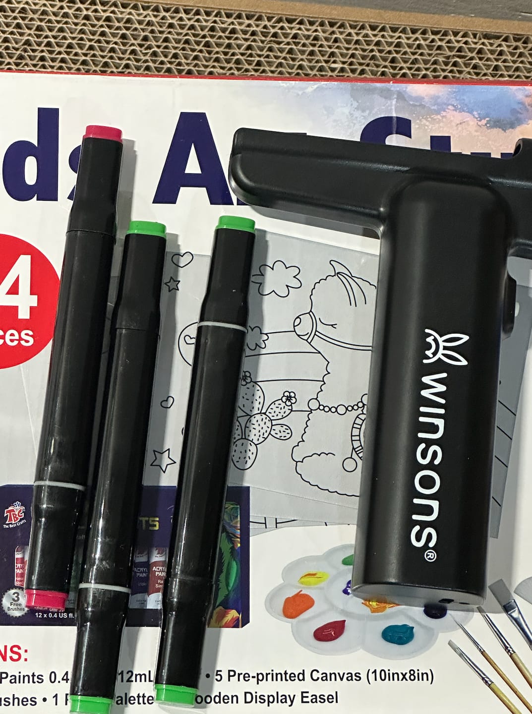 Customer photo review of WINSONS Electric Airbrush Marker