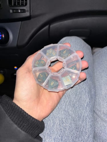 Customer photo review of Mystery Dice Blind Bags!