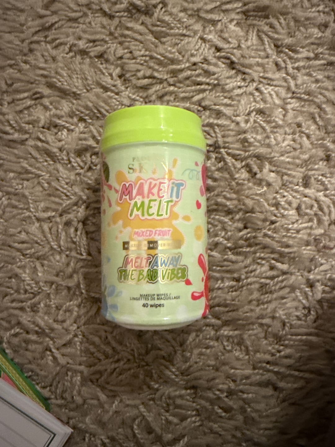 Customer photo review of P.Louise Make It Melt Makeup Remover Wipes