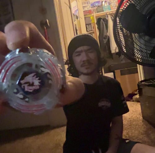 Customer photo review of Takara Tomy Beyblade Mystery Box (Metal Fusion / Fury / Masters) - 7 BEYBLADES + 2 ACCESSORIES!