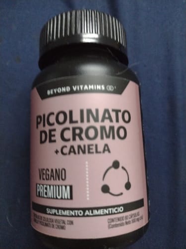 Customer photo review of Picolinato de Cromo + Canela | 60 Cápsulas