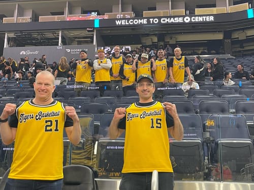 Customer photo review of Custom Gold Black-White Round Neck Rib-Knit Basketball Jersey