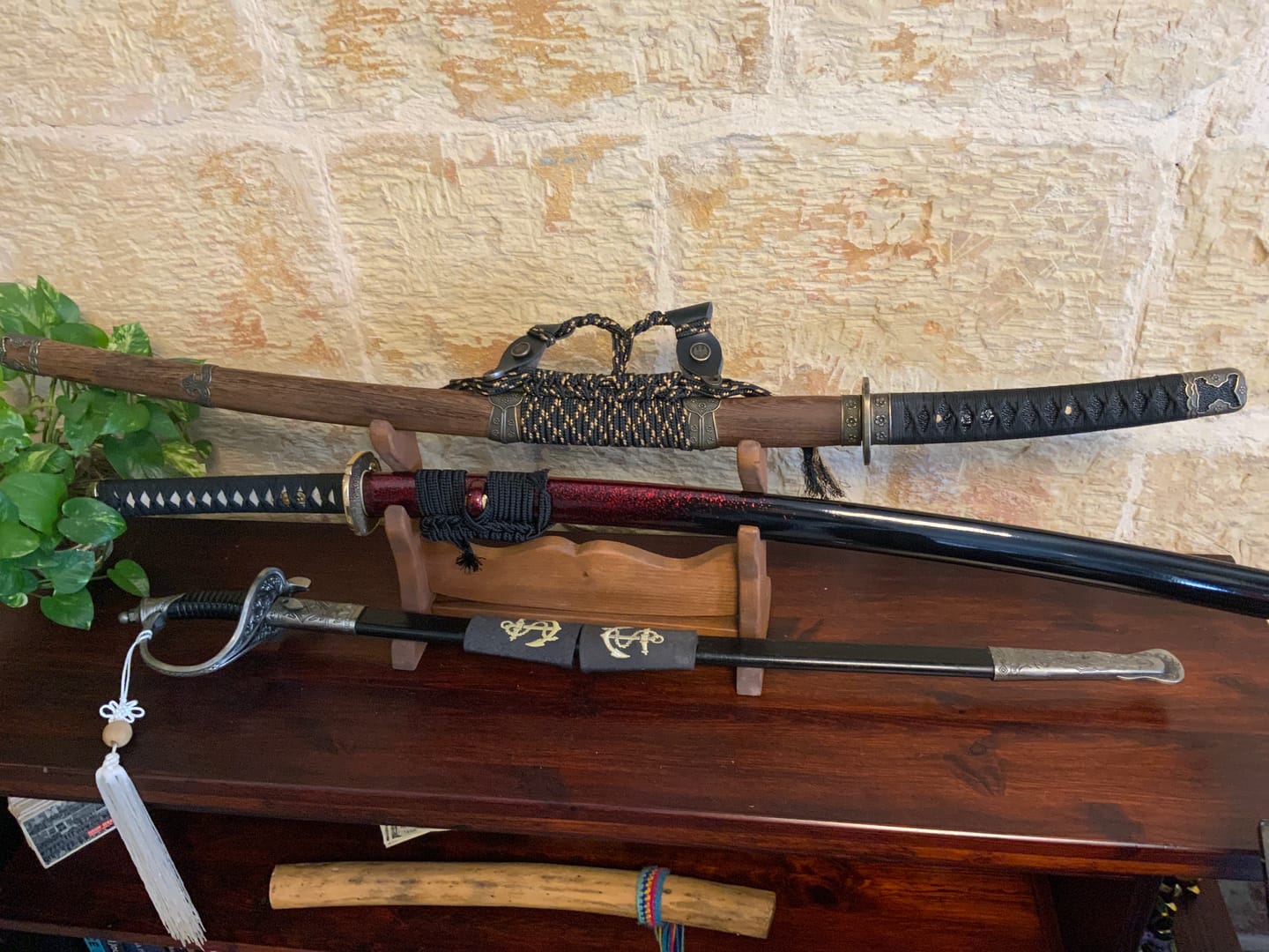 Customer photo review of The Sotoroiya Handmade Katana Spring Steel