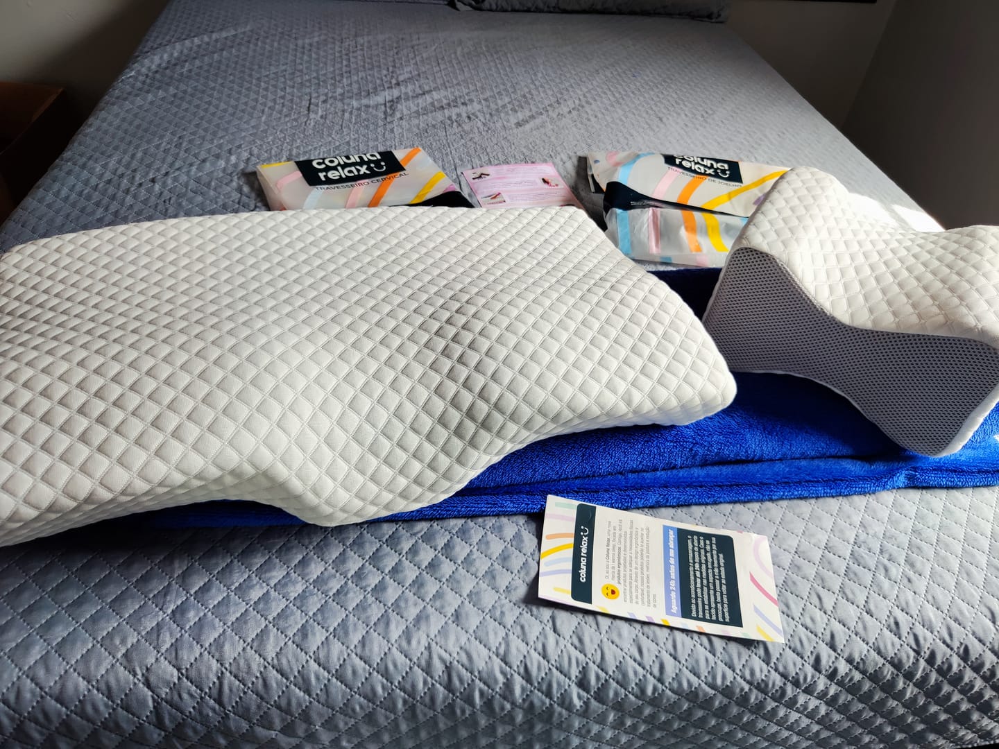 Customer photo review of Travesseiro Cervical Coluna Relax®