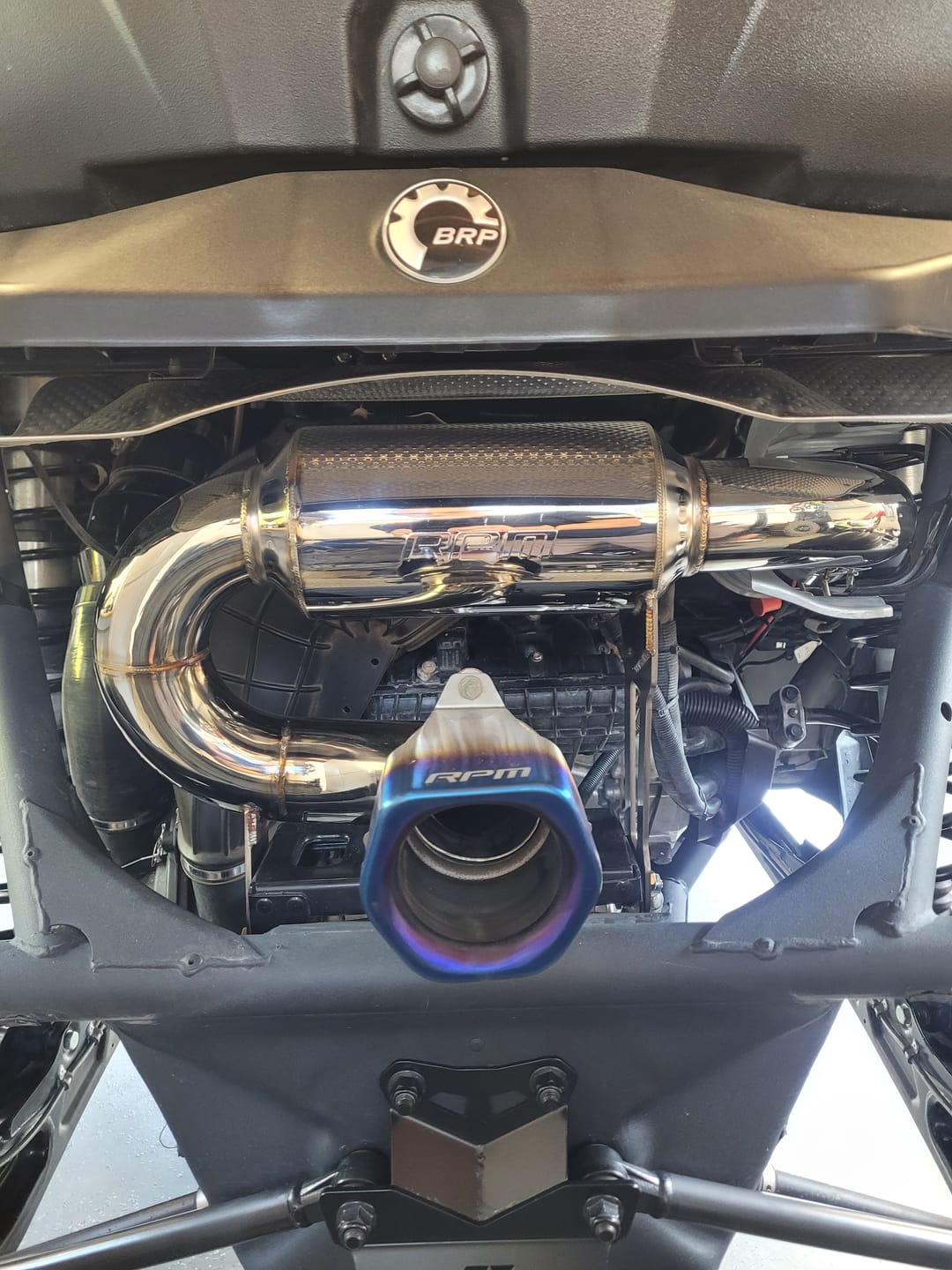 Customer photo review of RPM Can-Am X3 Stainless Replacement Colored Tip