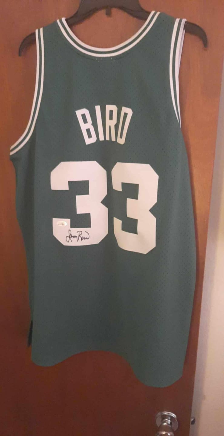 Customer photo review of Larry Bird Autograph Signing
