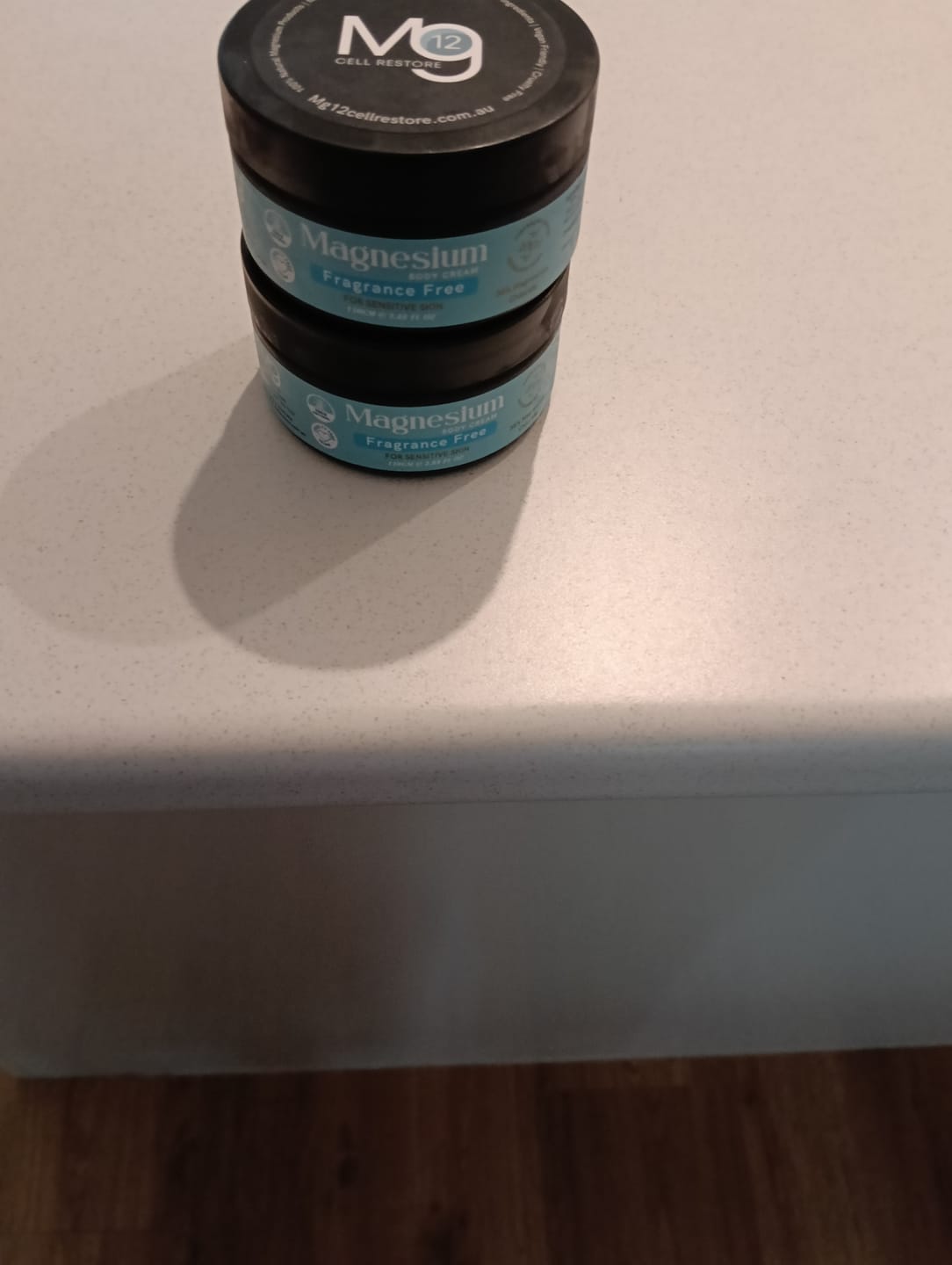 Customer photo review of Magnesium Cream Fragrance Free 110g