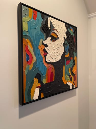 Customer review photo for Colorful Painting #CA107