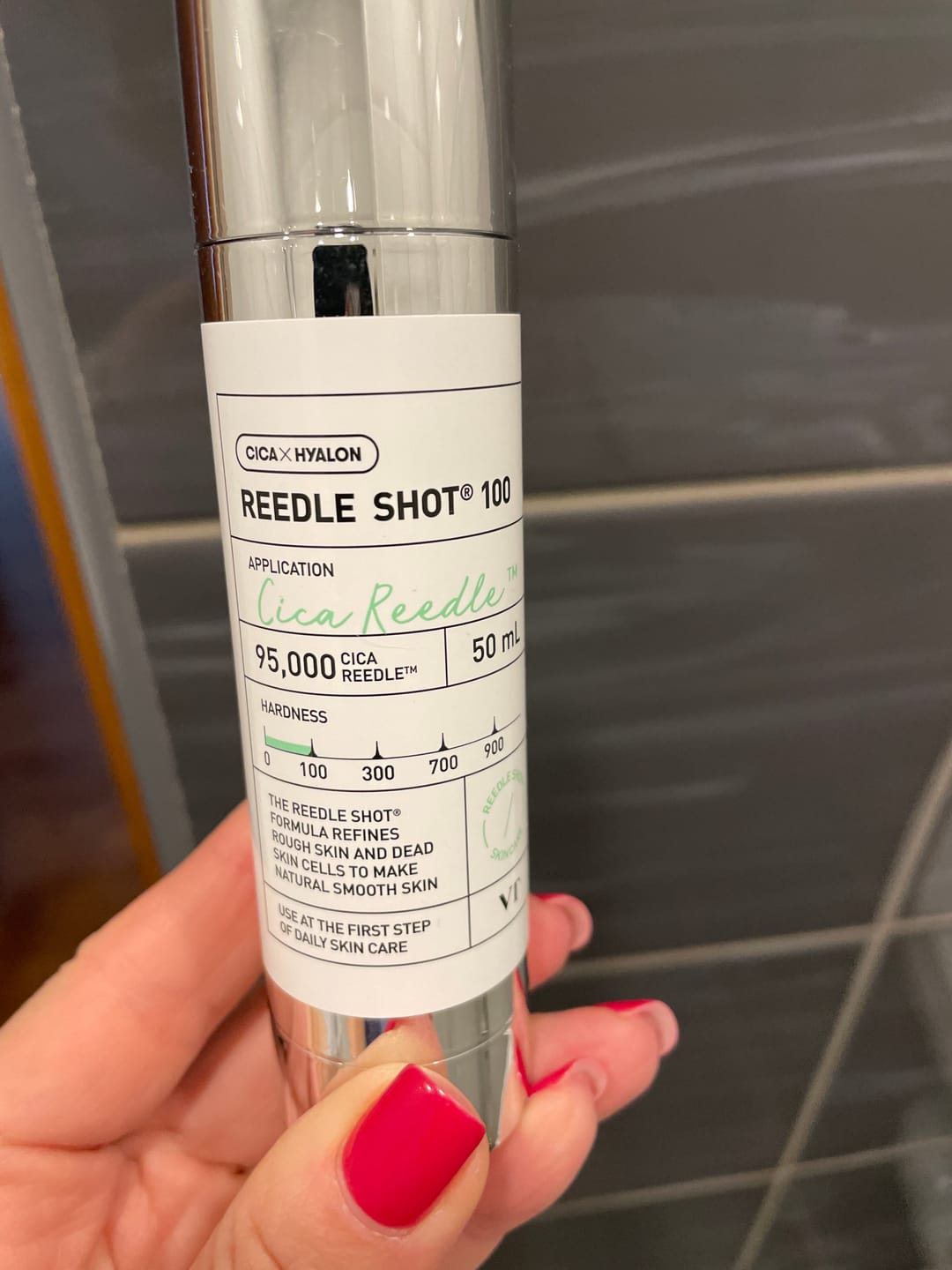 Customer photo review of Serums-būsteris ar mikroadatām VT Cosmetics Reedle Shot 100