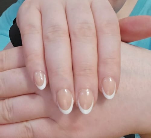 Customer photo review of XCOATTIPS® French - Extra Short Almond