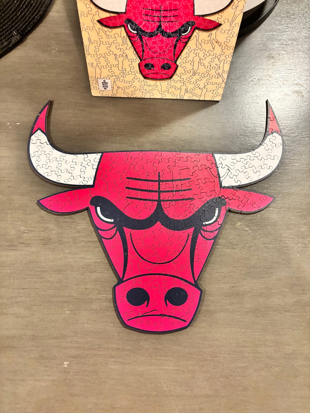 Customer photo review of Chicago Bulls™ - Wooden Puzzle