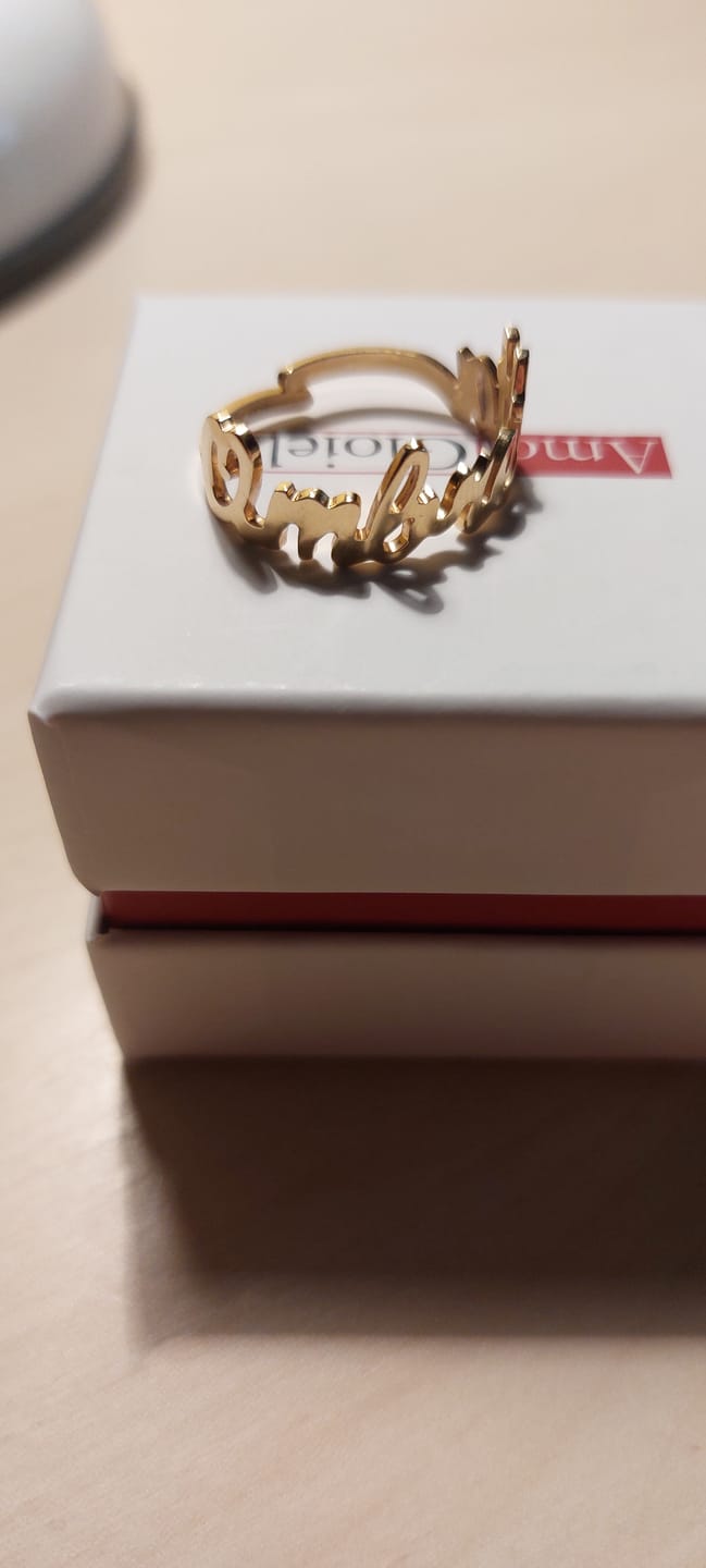 Customer photo review of Cofanetto Gioiello e Bustina per Ogni Gioiello Acquistato