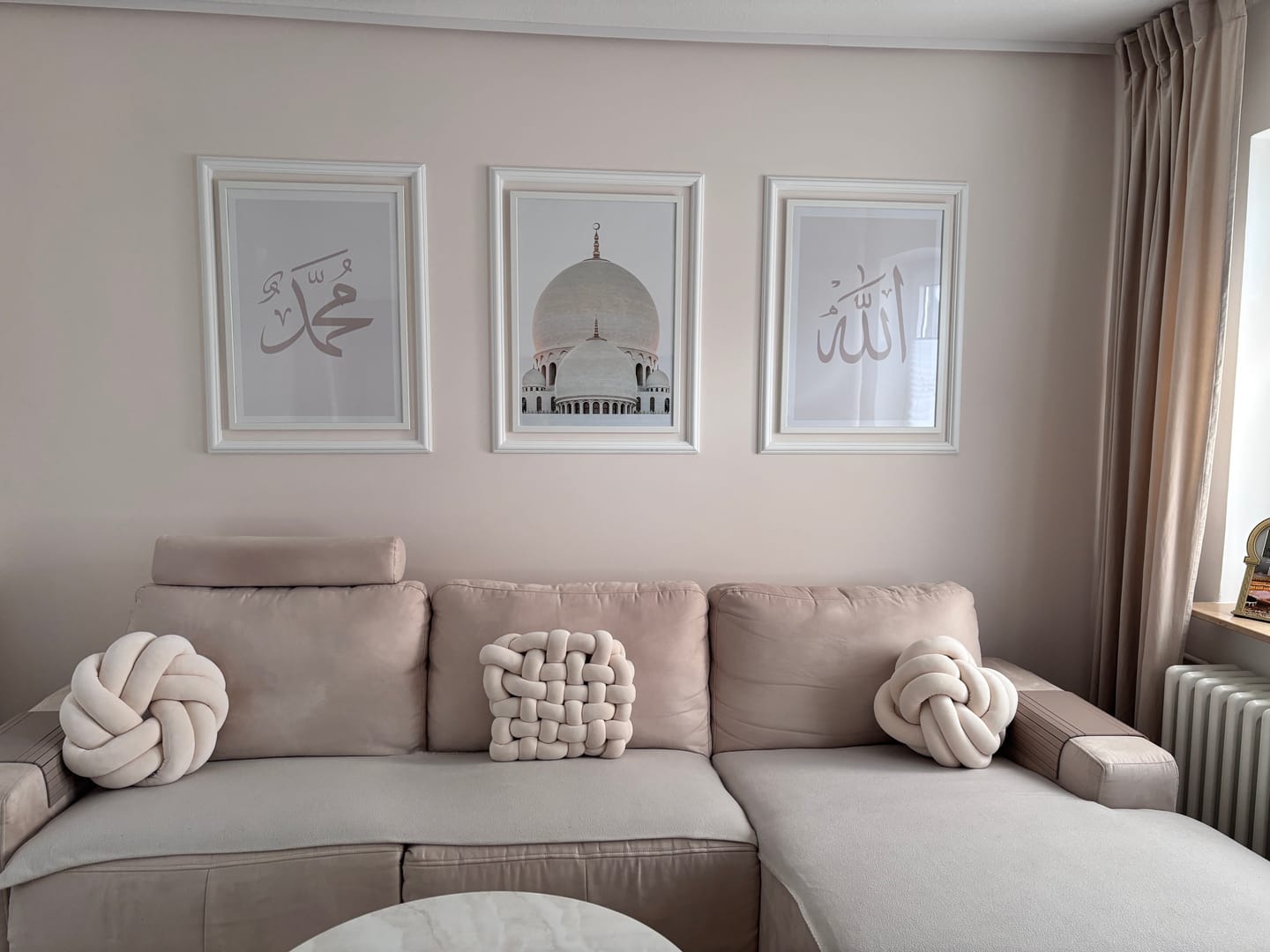 Customer photo review of Allah swt. & Muhammed sav. - Sheikh Zayed Mosque - Set (Poster Set)