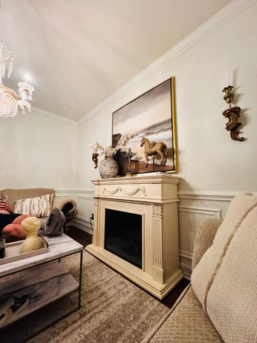 Customer photo review of Sandy Shoreline Canvas Art