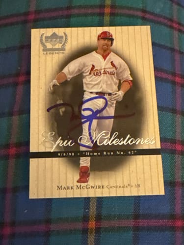 Customer photo review of Mark McGwire Autograph Signing
